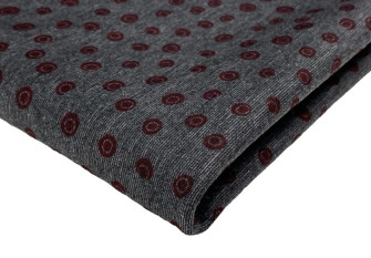 Punto knitwear Bordeaux bubbles in grey