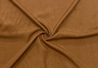 Viscose fabric Caramel brown