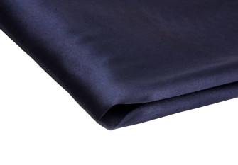 Thin satin fabric with elastane Dark blue BROKEN