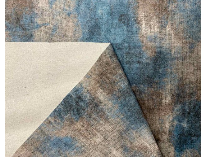 Upholstery vellum Blue spots pigiau