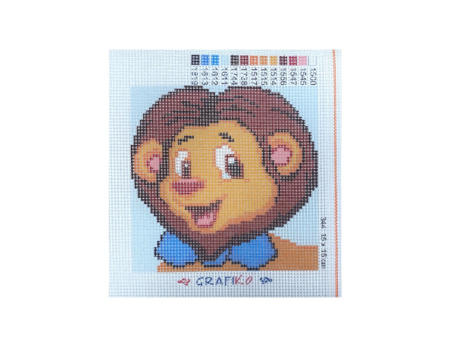 Siuvinėjimo paveikslas Liūtas