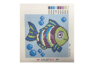 Embroidery painting Fish