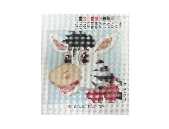 Siuvinėjimo paveikslas Zebras