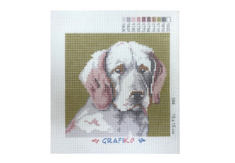 Embroidery painting Dog