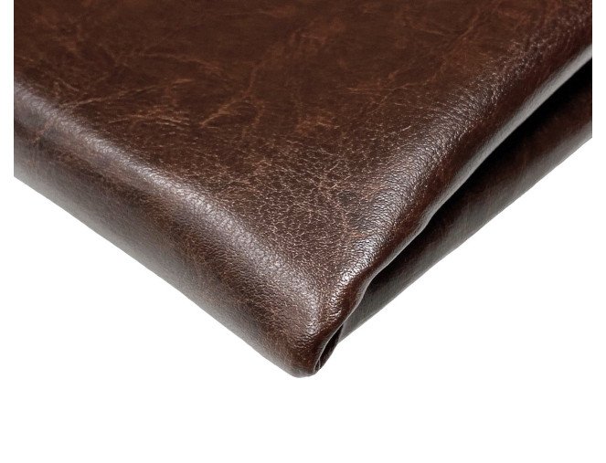 Faux leather Dark brown