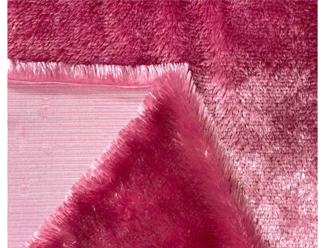 Faux fur - plush Pink pigiau