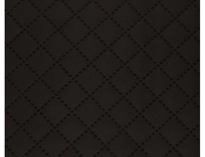 Quilted faux leather Black pigiau