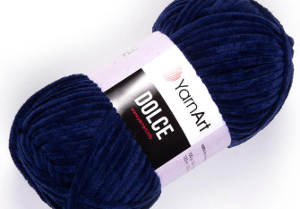Yarn art dolce 756 Tamsi mėlyna