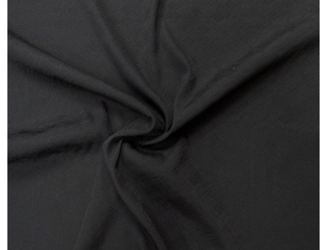 Šilkas Juodas raštuotas