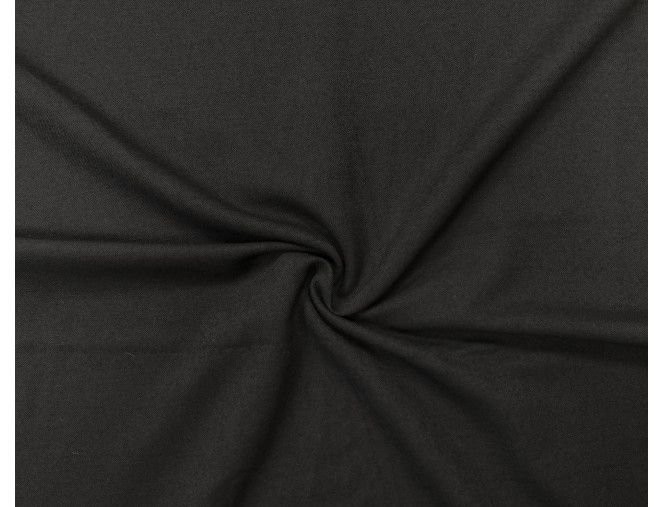 Vilnonis audinys Juodas