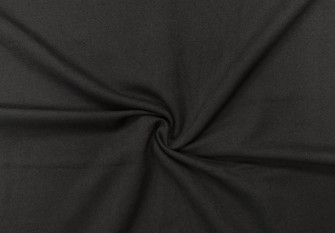Wool fabric Black