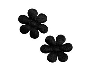Flowers for decorations 40mm | Black