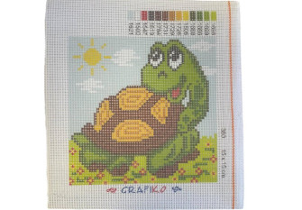 Embroidery painting Turtle