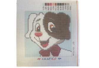 Embroidery painting Puppy