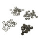 Metalinės spaudės 9mm | 10vnt.