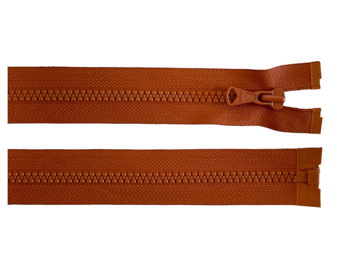 Plastikinis užtrauktukas 70cm Ruda karamelė