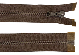 Plastikinis užtrauktukas 75cm Šokolado ruda Plastikinis užtrauktukas 75cm Šokolado ruda