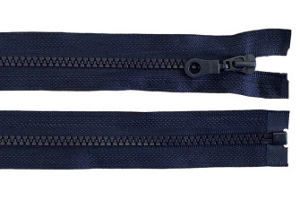 Plastic zipper 60cm Dark blue