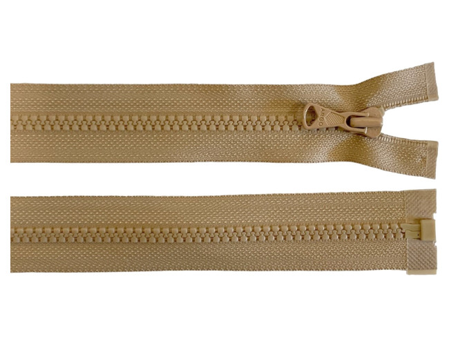 Plastikinis užtrauktukas 85cm Smėlio