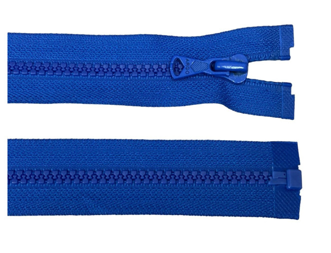 Plastikinis užtrauktukas 85cm Mėlyna rugiagėlės