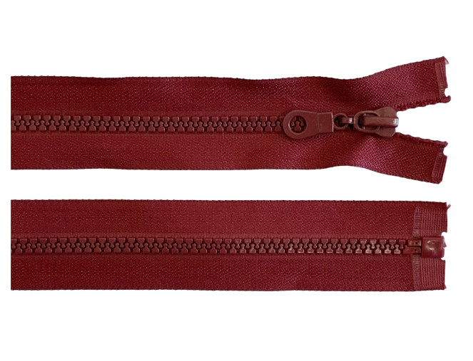 Plastikinis užtrauktukas 85cm Bordo