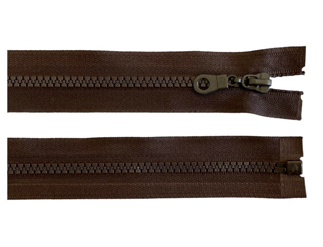 Plastikinis užtrauktukas 85cm Ruda
