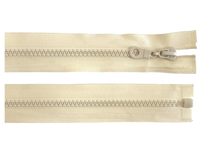 Plastikinis užtrauktukas 85cm Ekru