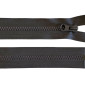 Plastikinis užtrauktukas 55cm Tamsiai pilka