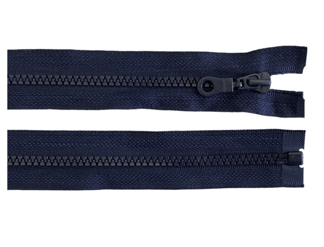 Plastikinis užtrauktukas 55cm Tamsiai mėlynas