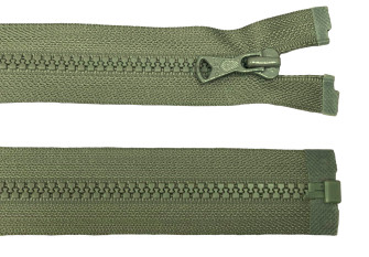 Plastic zip 55cm Light khaki
