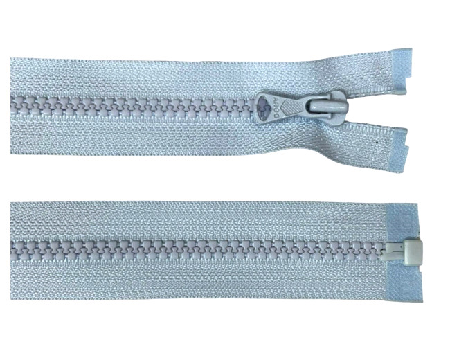 Plastikinis užtrauktukas 50cm Šviesiai mėlynas