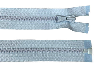 Plastic zip 50cm Light blue