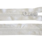 Plastic zipper 45cm White