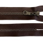 Plastikinis užtrauktukas 16cm Ruda