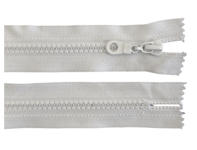 Plastikinis užtrauktukas 16cm Balta
