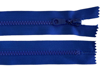 Plastic zipper 16cm Blue cornflower