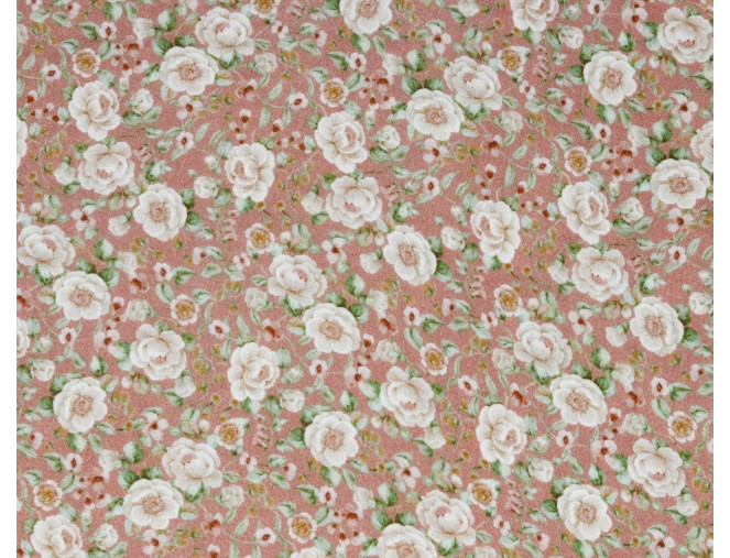 Muslinas Gėlės old rose