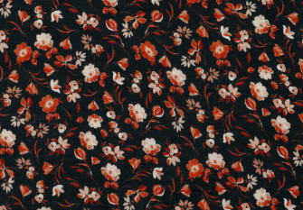 Muslin Flowers in black