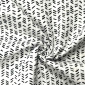 Muslin Dashes in white