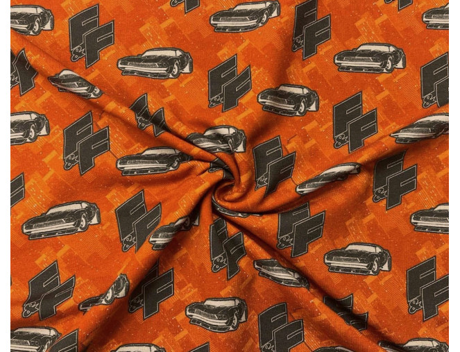 Knitted and crocheted Fast & Furious Red brick