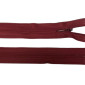 Paslėptas užtrauktukas 30cm Bordo