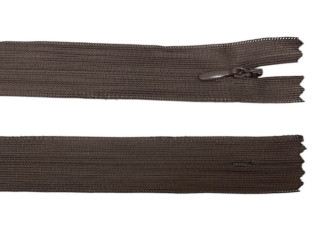 Paslėptas užtrauktukas 30cm Rudas