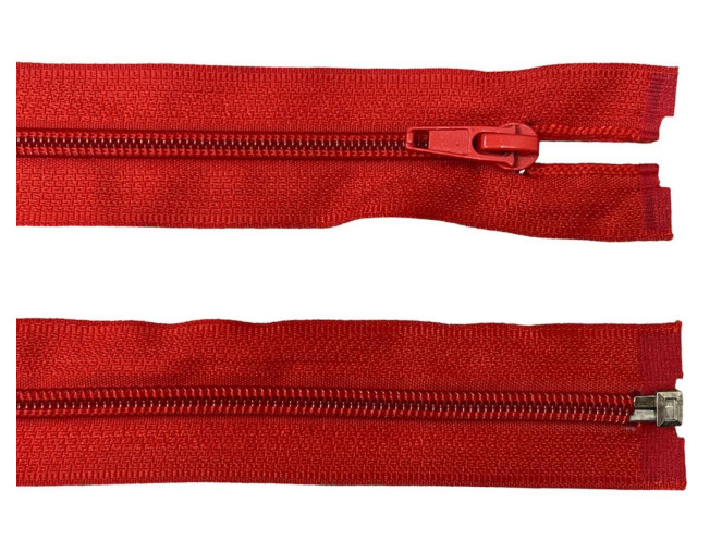 Spiralinis užtrauktukas 55cm Raudonas