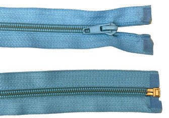 Spiral zipper 60cm Azure