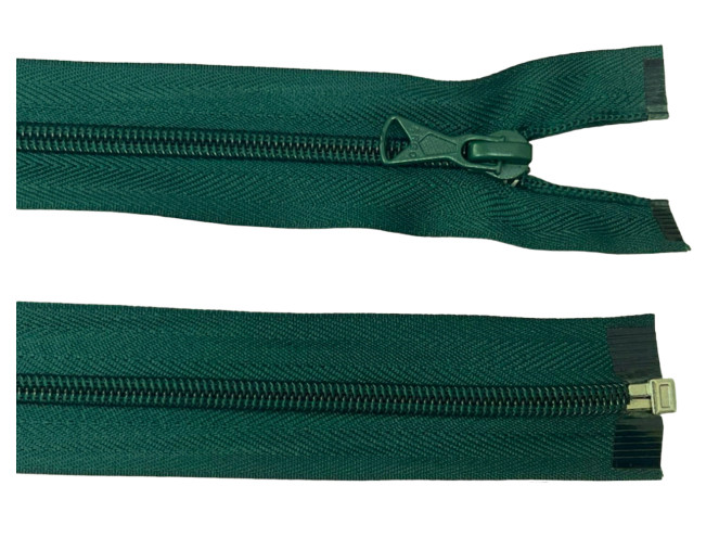 Spiralinis užtrauktukas 60cm Tamsiai žalias