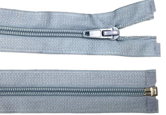 Spiral zipper 60cm Grey-blue