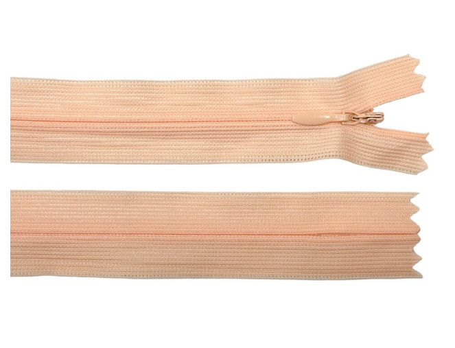 Paslėptas užtrauktukas 50cm Persiko