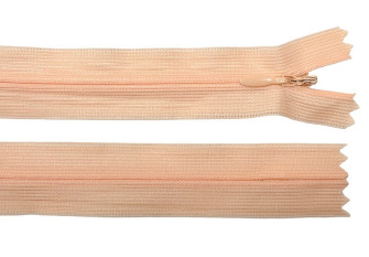 Paslėptas užtrauktukas 50cm Persiko