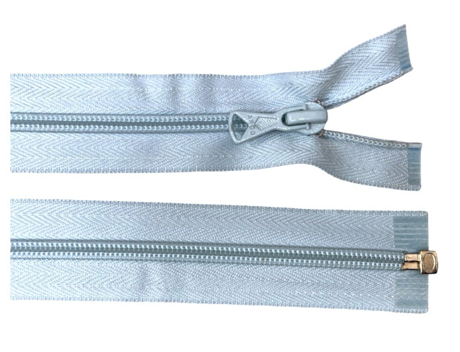 Spiralinis užtrauktukas 70cm Šviesiai mėlynas