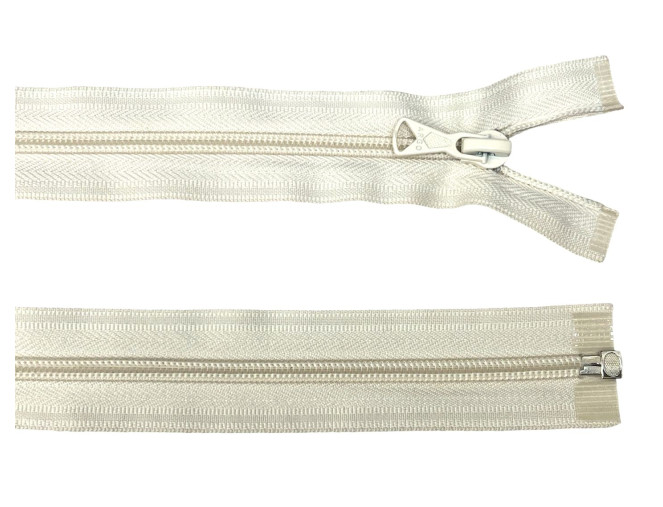 Spiralinis užtrauktukas 70cm Ekru